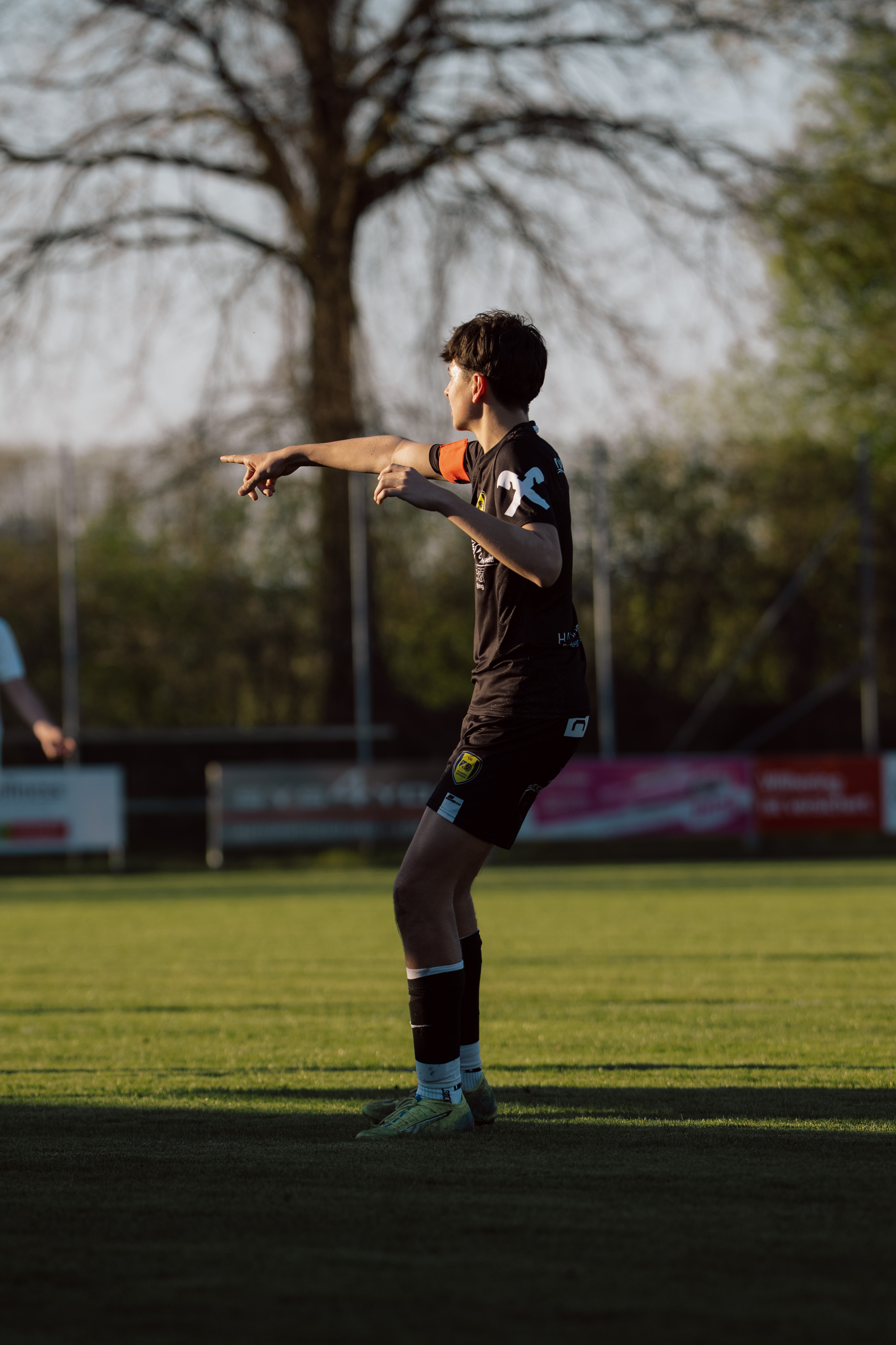 Bild, wo ich Fußball spiele